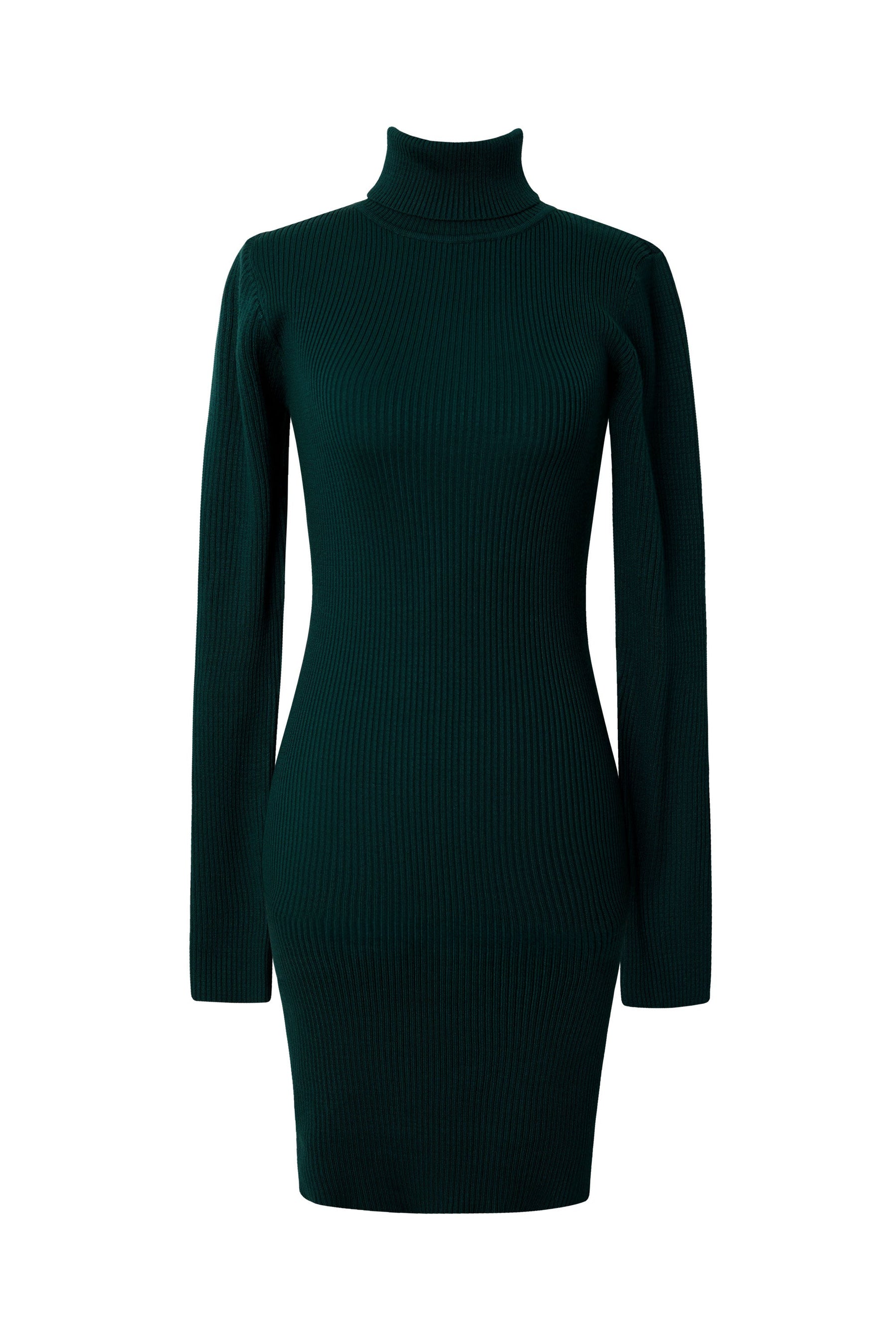 Vestido de Tricô Delilah Verde Escuro