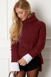 Suéter Oversized Carson Vinho