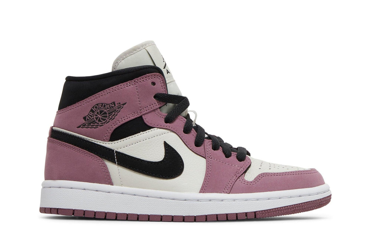 Tênis Air Jordan 1 Mid SE Berry Pink Rosa