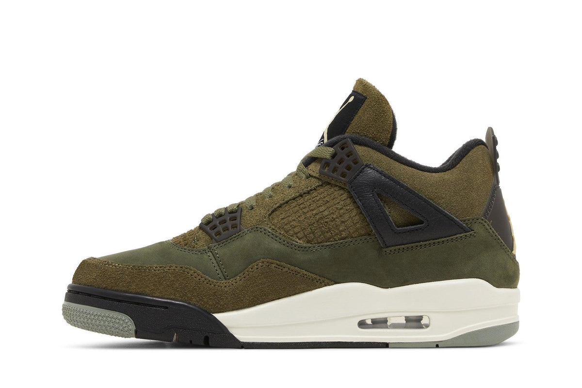 Tênis Air Jordan 4 Craft Medium Olive Verde