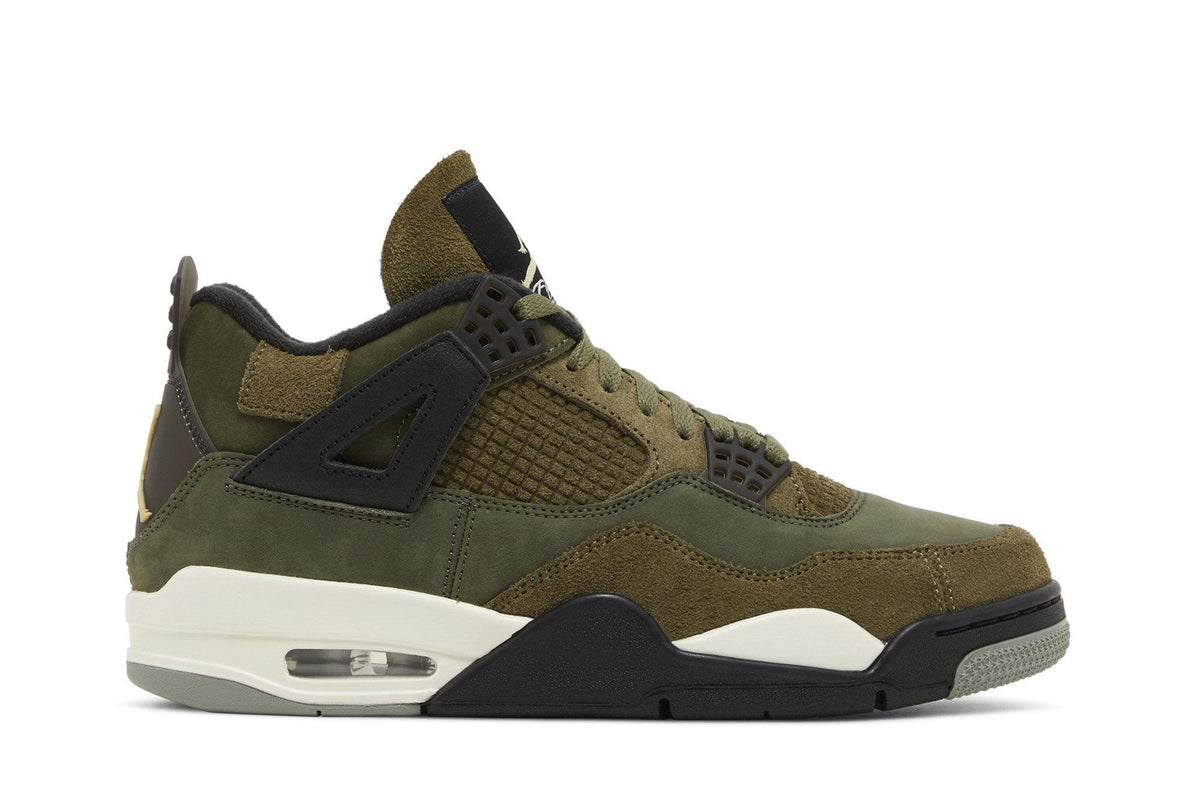 Tênis Air Jordan 4 Craft Medium Olive Verde