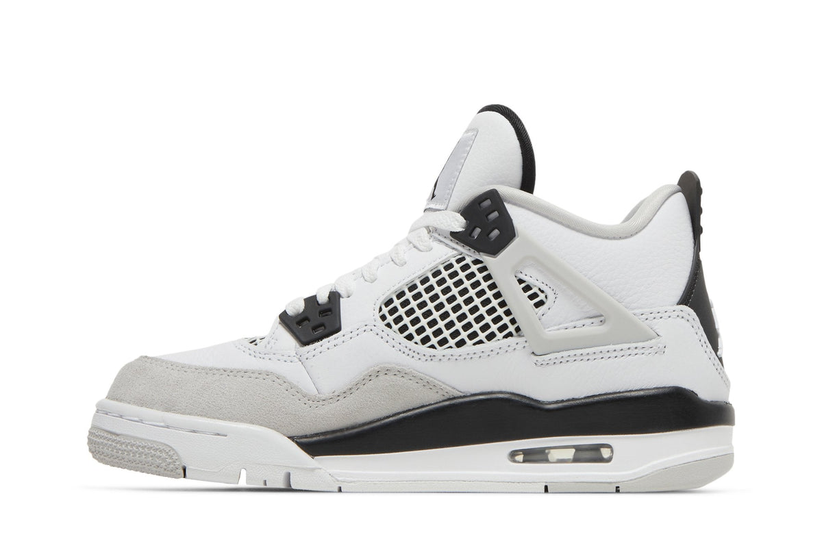 Tênis Air Jordan 4 Retro "Military Black" Branco