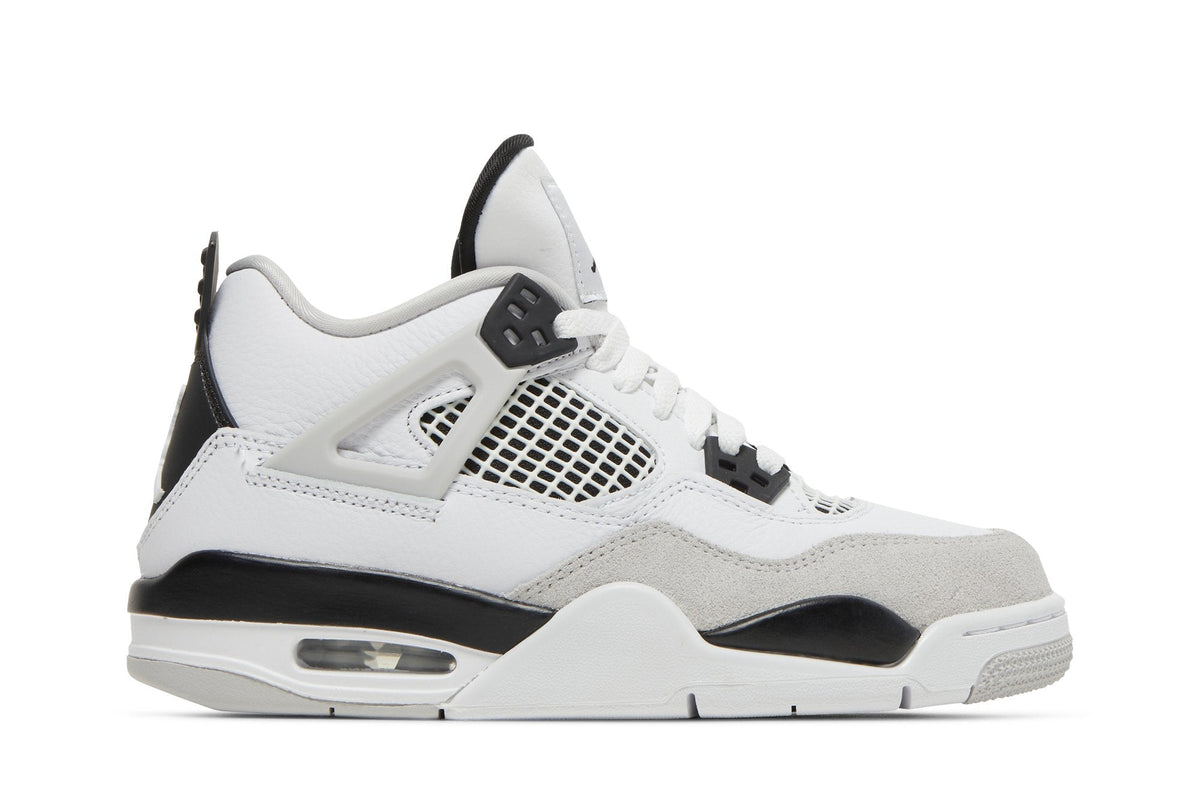 Tênis Air Jordan 4 Retro "Military Black" Branco