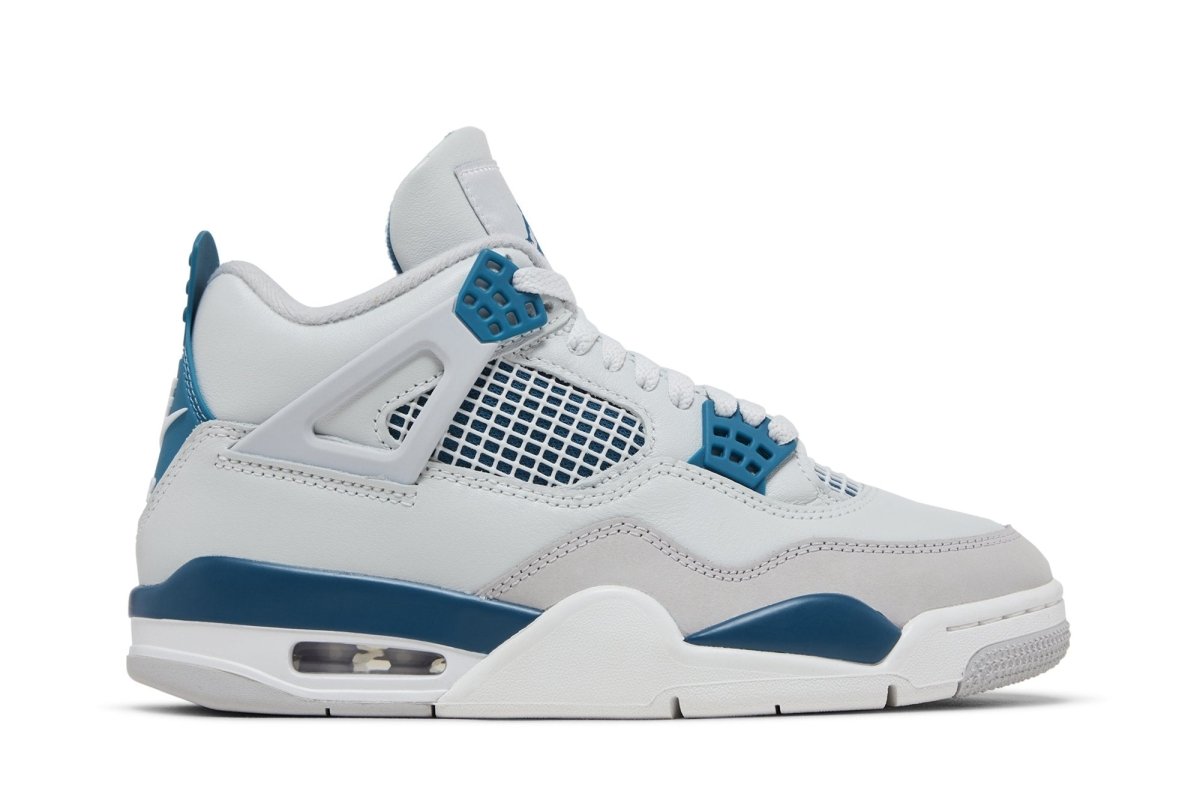 Tênis Air Jordan 4 Retro Military Blue Branco