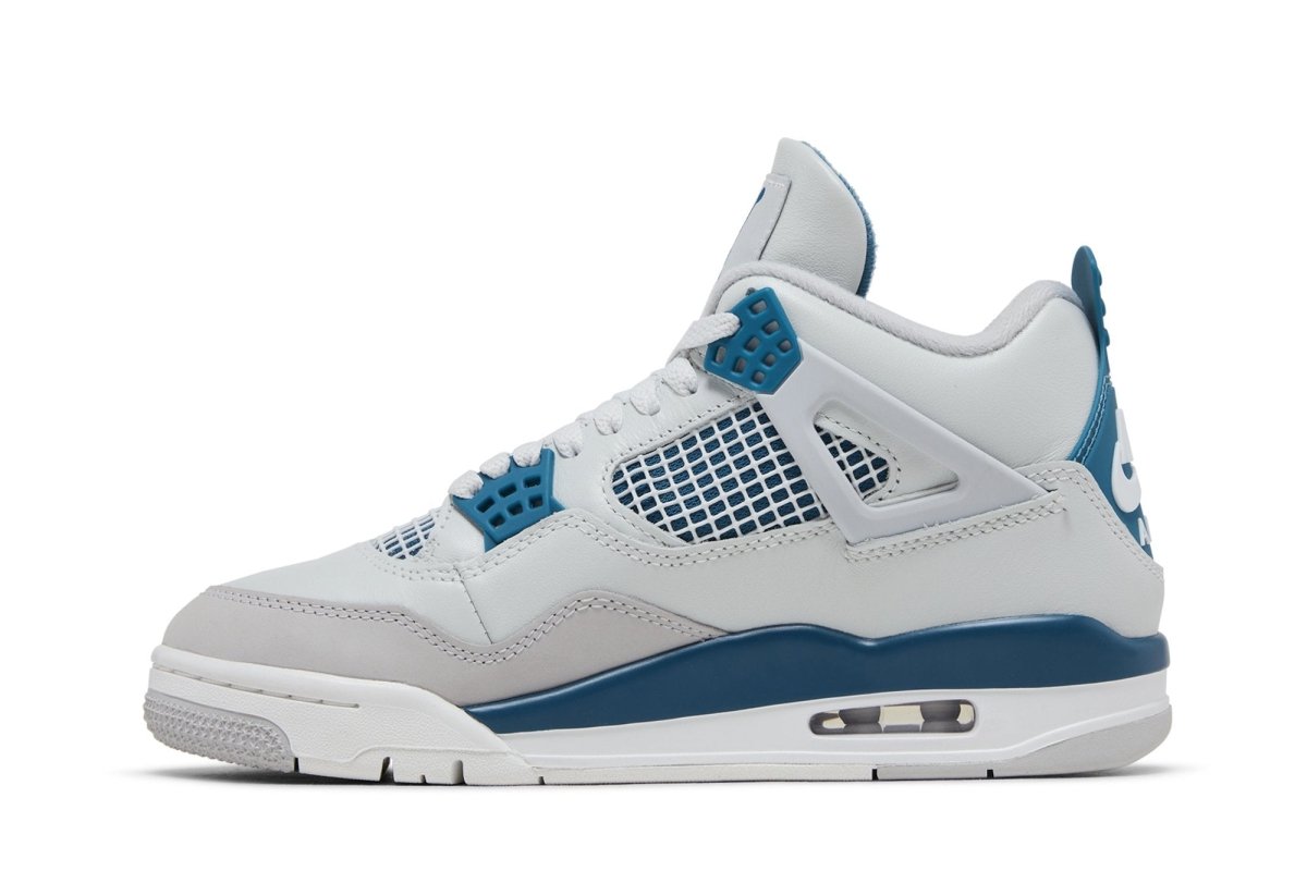 Tênis Air Jordan 4 Retro Military Blue Branco