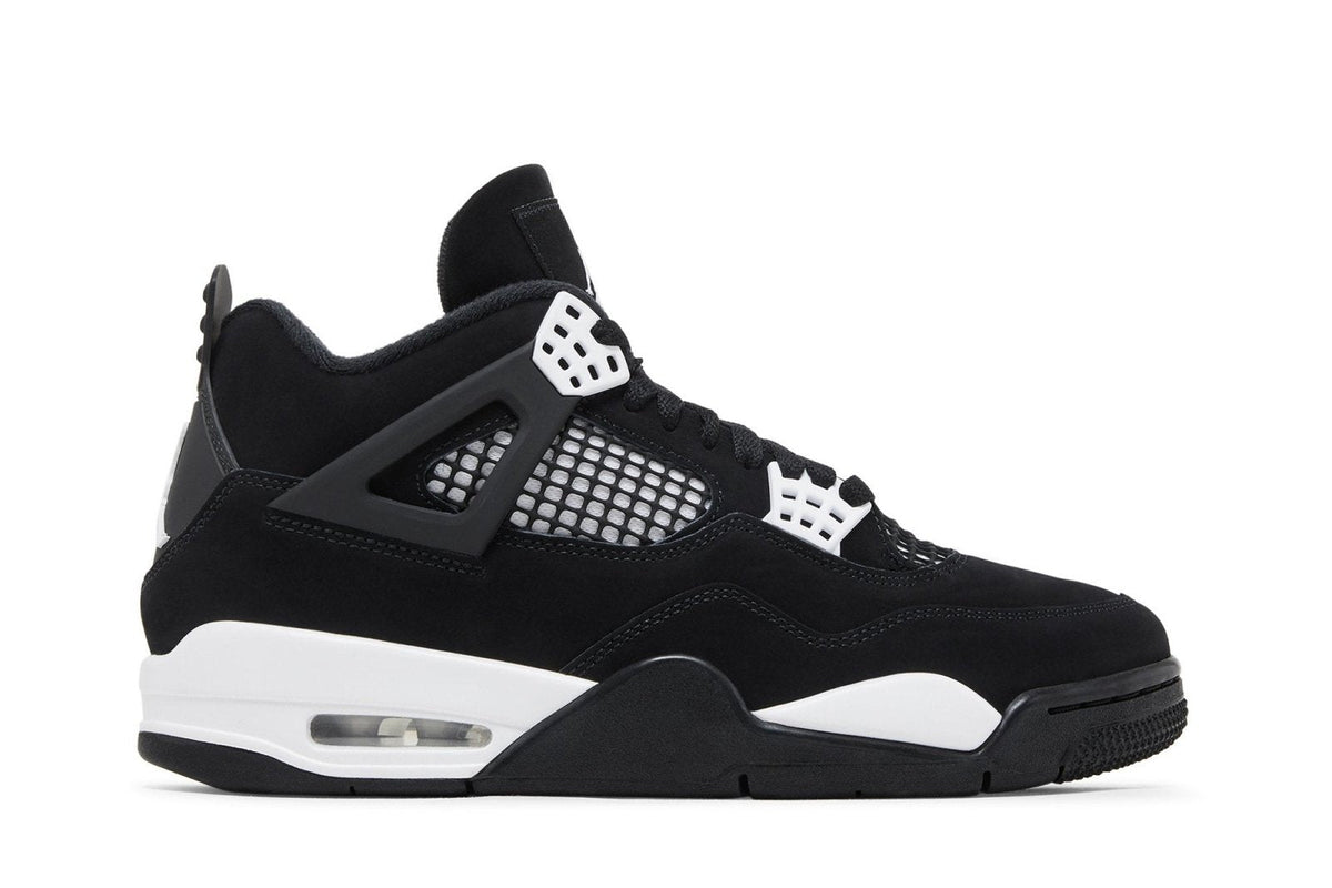 Tênis Air Jordan 4 Retro White Thunder Preto