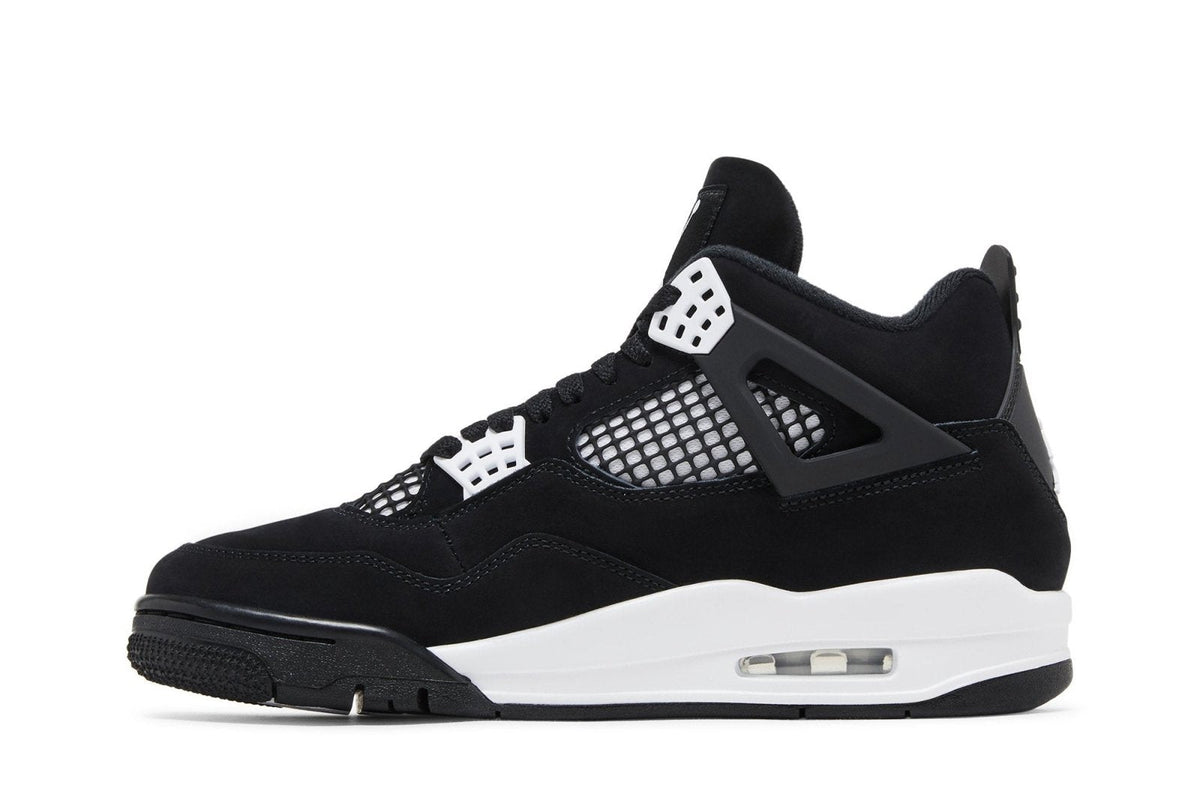 Tênis Air Jordan 4 Retro White Thunder Preto